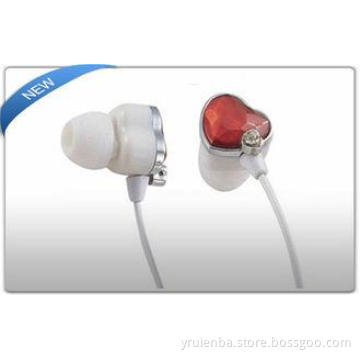 Media Player Metal in Ear Headphones noise canceling with B